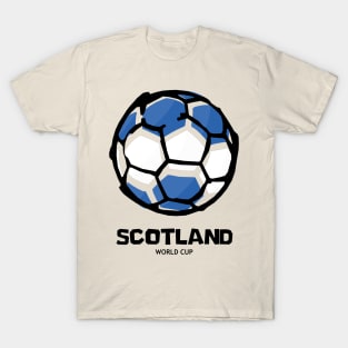 Scotland Football Country Flag T-Shirt